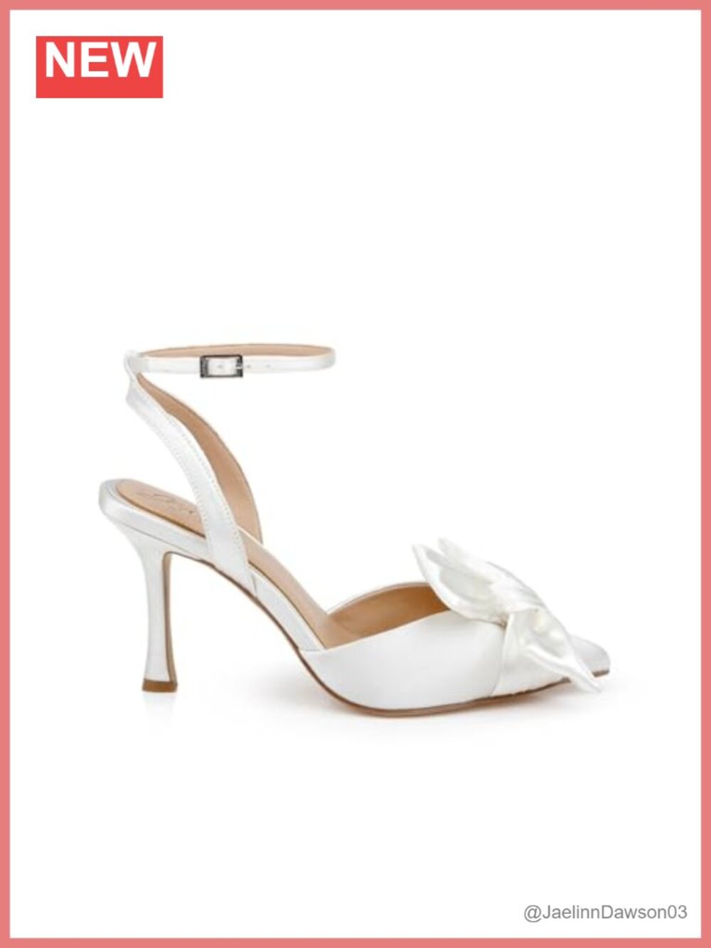 Badgley Mischka Francine Satin Pumps Stiletto Heel Formal Evening Shoes